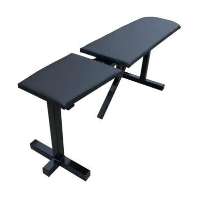 Лавка для жиму регульована 40 на 40 мм чорна без стійок - Robinzon.ua