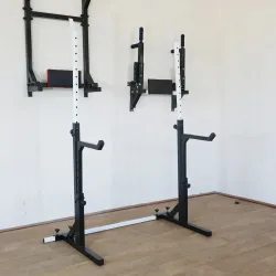 Стійки під штангу 40 на 40 мм зі страхувальними упорами регульованими - Robinzon.ua