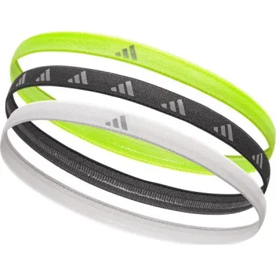 Пов'язки на голову Adidas Hairbands 3pk Білий, Чорний, Зелений One Size (ADAC-16197) - Robinzon.ua
