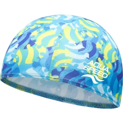 Шапка для плавания Aqua Speed ​​BABY CAP PRINT 61717 голубой, желтый One Size 756-02 - Robinzon.ua
