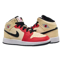 Женские Кроссовки Jordan 1 Mid Gs 'Dunk Contest' Красный 40 (7dDV7012-100 40) - Robinzon.ua