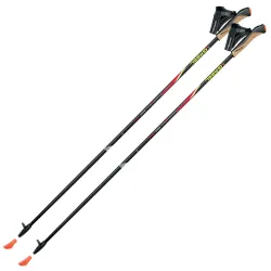 Палки для скандинавской ходьбы Gabel FX-75 Snake Carbon 115 Dual Spike (7008351011150) - Robinzon.ua