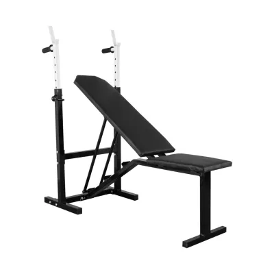 Лавка для жиму зі стійками + бруси Качай Залізо-594 - Robinzon.ua