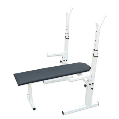 Скамья для жима горизонтальная со страховкой 60 на 30 мм - Robinzon.ua