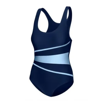 Купальник суцільний жіночий Aqua Speed Stella Lady Чорний Блакитний (L) 40 (299-41) - Robinzon.ua