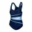 Купальник суцільний жіночий Aqua Speed Stella Lady Чорний Блакитний (L) 40 (299-41) - Robinzon.ua