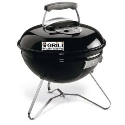 Вугільний гриль Smokey Joe 37 см чорний Weber 1121004 - Robinzon.ua