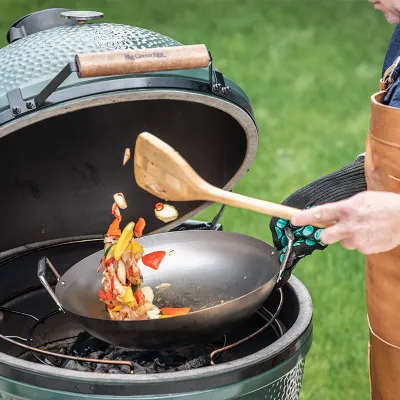 Вок стальной 43см Carbon Steel Wok Big Green Egg 120779. - Robinzon.ua