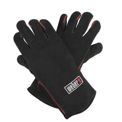 Кожаные перчатки для гриля Weber 17896. - Robinzon.ua