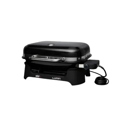 Электрический гриль Weber Lumin Compact черный 91010979. - Robinzon.ua