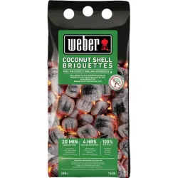 Брикети кокосові 2 кг Weber 18450 Брикети кокосові 2 кг Weber 18450 - Robinzon.ua