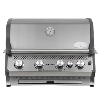 Встроенный газовый гриль SANTOS Free S-410, с задним горелкой, нержавеющая сталь 890673. - Robinzon.ua