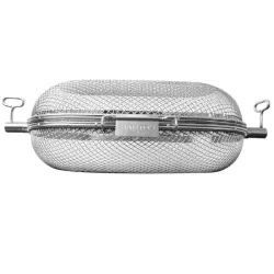 Корзина-сетка для рожна (вертела) SANTOS, для гриля, круглая, нержавеющая сталь 900020. - Robinzon.ua