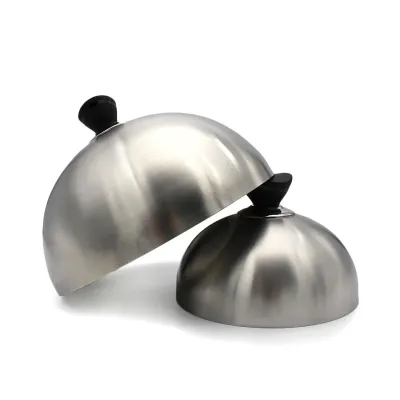 Набір кришок для страв в грилі SANTOS, з нержавіючої сталі, комплект 2 шт 890505 - Robinzon.ua