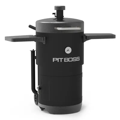 Вугільний смокер Pit Boss Champion, бочкова форма, коптильня-гриль, 10806 - Robinzon.ua