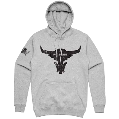 Худі Pit Boss Bull, Grey Heather - чоловіче MD 40556 - Robinzon.ua