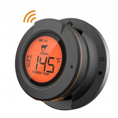 Цифровий Bluetooth термометр в кришку гриля с 2-ма щупами GRILLI 555501 - Robinzon.ua