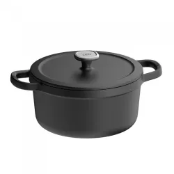 Кастрюля BergHoff Leo Graphite, чугун, диам. 24 см, 5,7 л 3950466. - Robinzon.ua