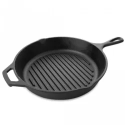 Чугунная гриль-сковорода Ø30 с ручкой см GRILLI 777179. Чугунная гриль-сковорода Ø30 с ручкой см GRILLI 777179. - Robinzon.ua