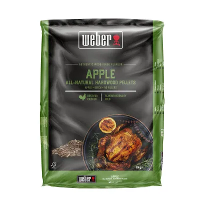 Пеллеты для гриля Weber FSC Apple (Яблоко) 8 кг 3401055. - Robinzon.ua