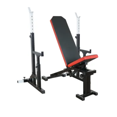 Скамья с отрицательным углом 40 40 мм + Стойки со страховкой 50 на 50 мм - Robinzon.ua