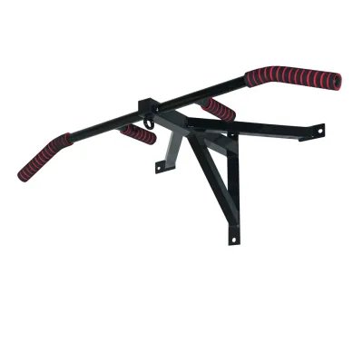 Турник настенный 2 хвата + крепление для груши Спортивные стенки и турники для дома Черный - Robinzon.ua