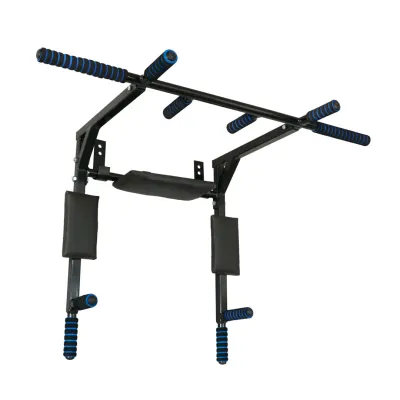 Турник брусья пресс навесной 3 в 1 KZ-821 Спортивные стенки и турники для дома - Robinzon.ua