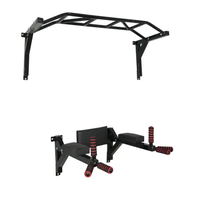 Турник брусья пресс стационарный 3 в 1 KZ-554 Спортивные стенки и турники для дома - Robinzon.ua