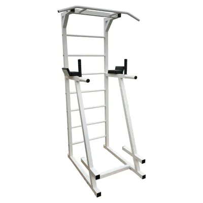Турник + пресс + брусья шведская стенка 50х50 мм Белый Спортивные стенки и турники для дома разборная - Robinzon.ua