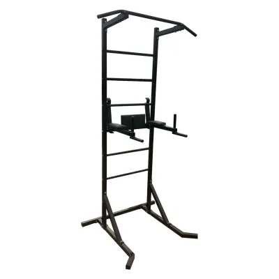 Турник + пресс + брусья шведская стенка 50х50 мм KZ-832 Черный Спортивные стенки и турники для дома разборная - Robinzon.ua