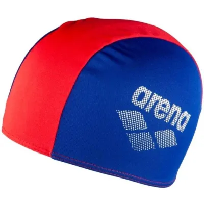 Шапка для плавания Arena POLYESTER II JR (002468-740) красный, синий Дет OSFM( - Robinzon.ua