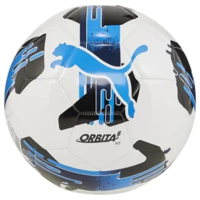Мяч футбольный  Puma Orbita 6 MS белый, синий Уни 5 084335-05 5 - Robinzon.ua
