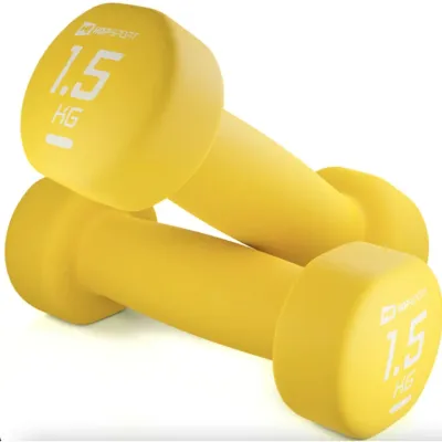 Гантели для фитнеса неопреновые круглые Hop-Sport 2 по 1.5 кг - Robinzon.ua