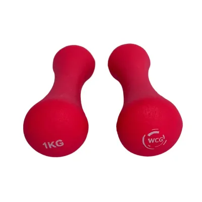 Гантелі неопронові для фітнесу 2 по 1 кг Гантелі, гирі, штанги та диски - Robinzon.ua