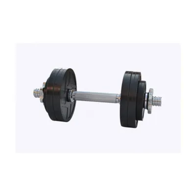 Гантель обрезиненная наборная Одна на 7 кг Гантели, гири, штанги и диски металлическая - Robinzon.ua