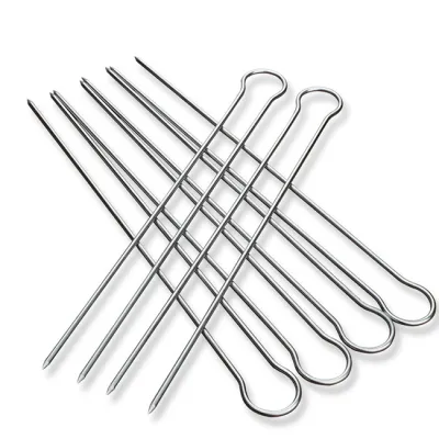 Шампура подвійні 6шт у чохлі, 30.5см нерж GRILLI 9623 - Robinzon.ua