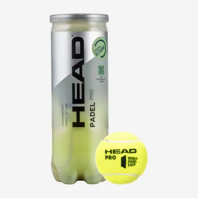 М'ячі для падел-тенісу, великого тенісу Head Padel Pro 3 ball - Robinzon.ua