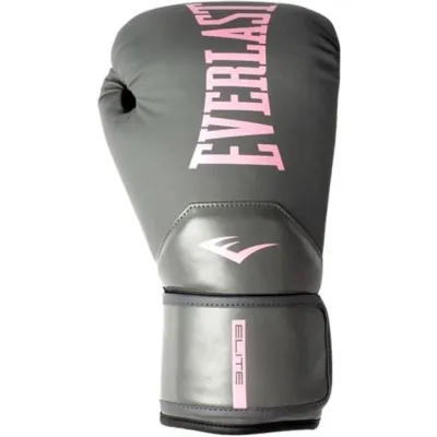 Боксерские перчатки Everlast ELITE 2 BOXING GLOVES серый Уни 12 унций P00003311 - Robinzon.ua