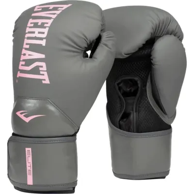 Боксерські рукавиці  Everlast ELITE 2 BOXING GLOVES сірий Уні 14 унцій P00003310 14 - Robinzon.ua
