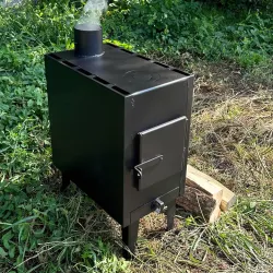 Піч-буржуйка КИЇВ 4мм з радіатором і варильною поверхнею Піч-буржуйка КИЇВ 4мм з радіатором і варильною поверхнею - Robinzon.ua