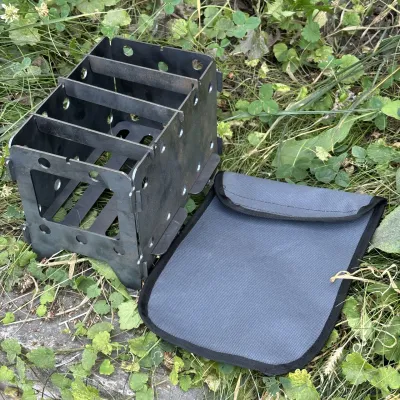 Печь-щепочница Mzavod 21.3х15х15см 2мм большая с чехлом - Robinzon.ua