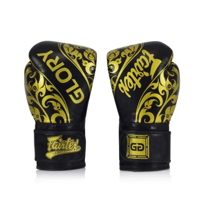 Боксерські рукавиці Fairtex BGVG2 Velcro Black 16 унцій - Robinzon.ua