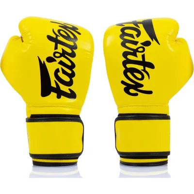 Боксерські рукавиці Fairtex BGV14 Yellow 14 унцій - Robinzon.ua