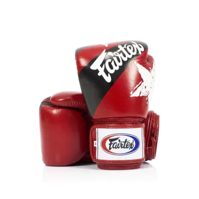 Боксерські рукавиці Fairtex BGV1 Nation Print Red 14 унцій - Robinzon.ua