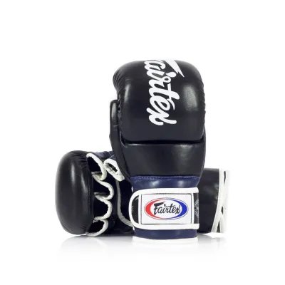 Рукавиці греплінгові для ММА Fairtex FGV18 Black/Blue L - Robinzon.ua