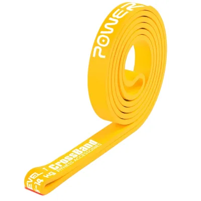 Эспандер-петля (резинка для фитнеса и кроссфита) PowerPlay 4115 Power Band Light Желтая (1-7kg) - Robinzon.ua