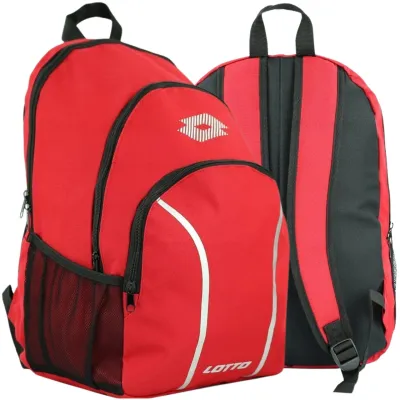 Рюкзак спортивний 22L Lotto Delta Plus червоний - Robinzon.ua