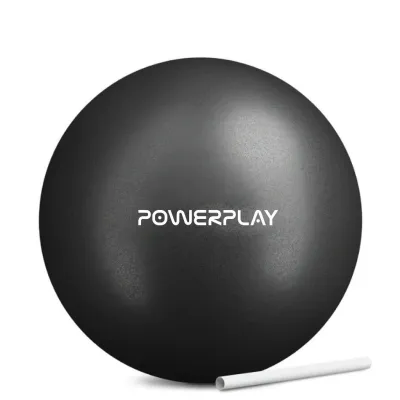 Мяч для пилатеса, йоги и реабилитации PowerPlay PP_4415 Body Shape Ball 22 см Черный - Robinzon.ua