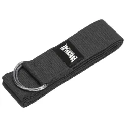 Ремінь для йоги PowerPlay PP_4409 183*3.8см. Чорний - Robinzon.ua