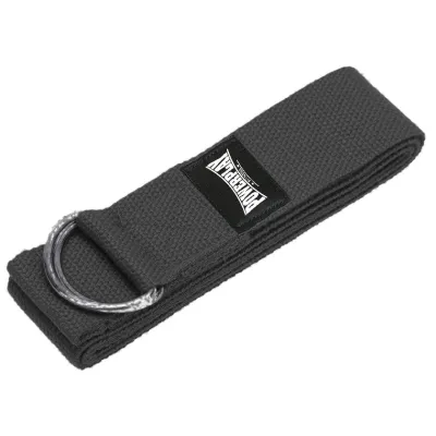 Ремень для йоги PowerPlay PP_4409 183*3.8см. Черный - Robinzon.ua